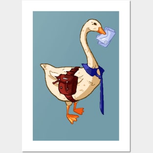 Goose mail delivery Posters and Art